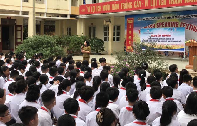 Truyền thông trực tiếp về văn hóa ứng xử cho học sinh